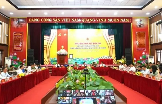 Công an nhân dân thực hiện Di chúc của Chủ tịch Hồ Chí Minh