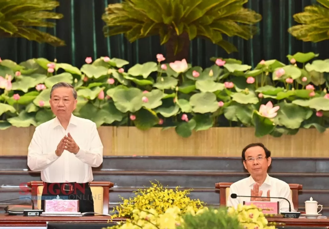 Tổng Bí thư, Chủ tịch nước Tô Lâm thăm và làm việc với Thành ủy TP. Hồ Chí Minh