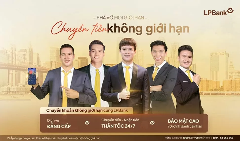 Gia tăng trải nghiệm chi tiêu với dịch vụ Lộc Phát chuyển tiền không giới hạn của LPBank