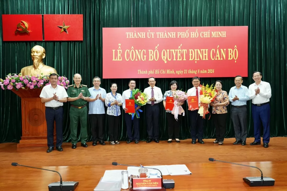 TP. Hồ Chí Minh: Bổ sung 4 cán bộ chủ chốt tham gia Thường vụ Thành ủy