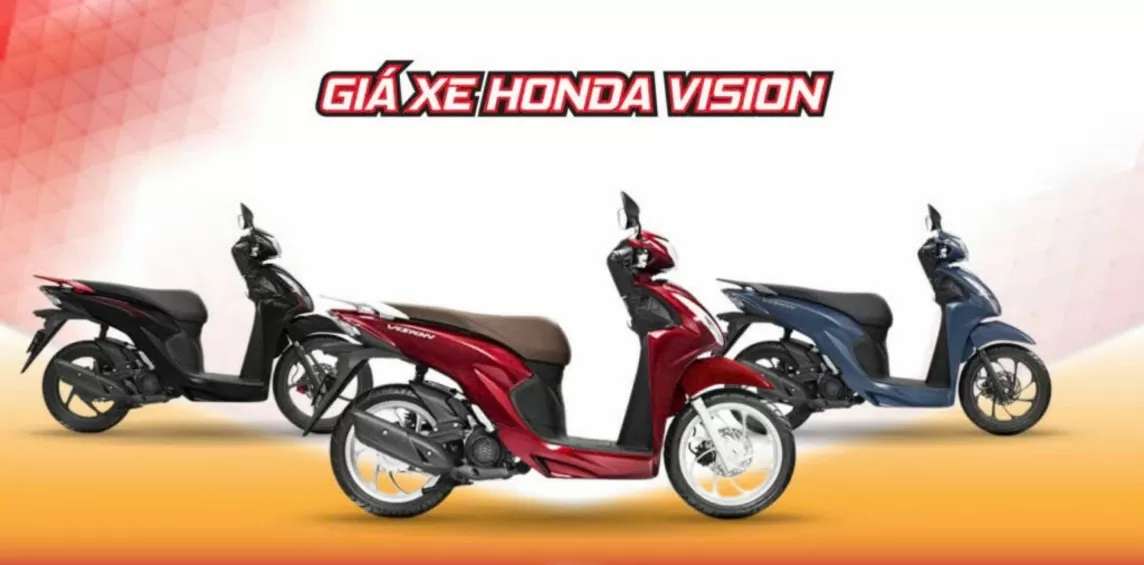 Giá xe Vision 2024 mới nhất ngày 21/8/2024: Vision phiên bản