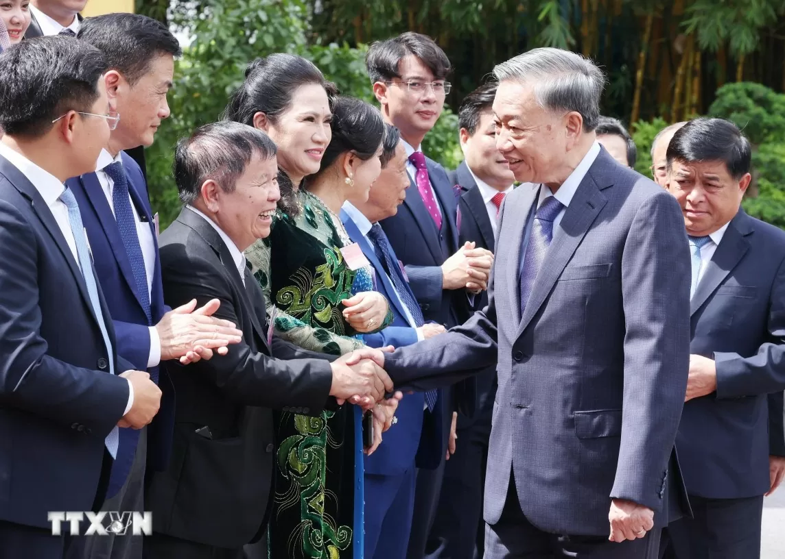 Tổng Bí thư, Chủ tịch nước Tô Lâm tiếp đoàn Hiệp hội Doanh nghiệp nhỏ và vừa Việt Nam