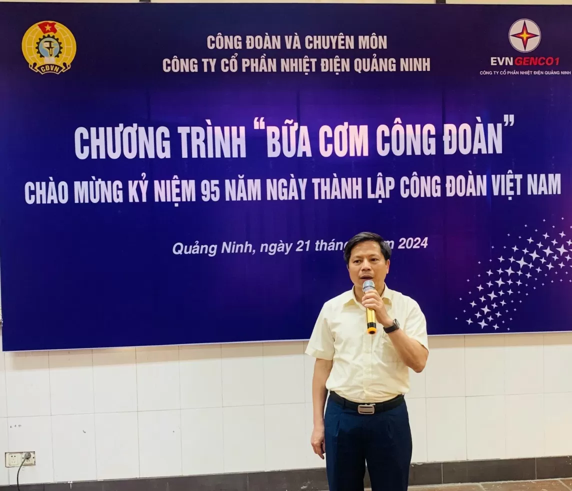 Công ty cổ phần Nhiệt điện Quảng Ninh: 'Bữa cơm Công đoàn' ấm tình Người lao động