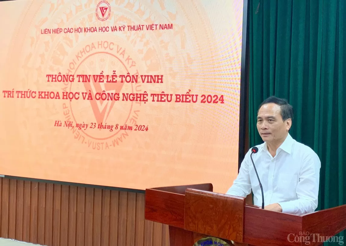 Tôn vinh 135 trí thức khoa học và công nghệ tiêu biểu năm 2024