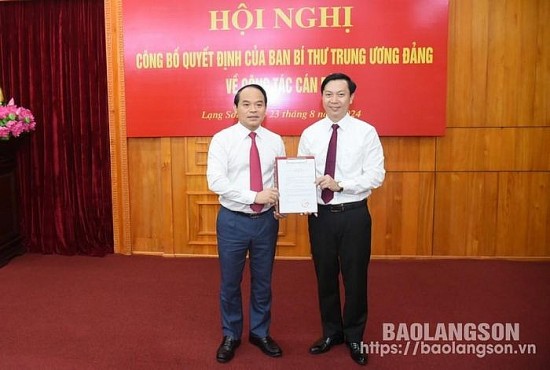 ban bi thu trung uong dang bo nhiem nhan su o lang son