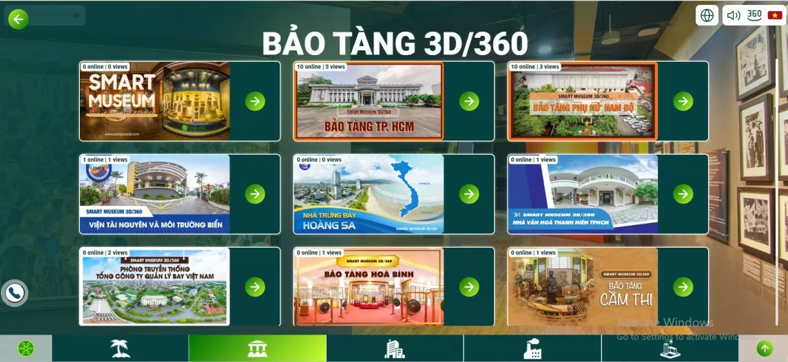 Một số dự án Bảo tàng, khu di tích lịch sử đã được StarGlobal 3D số hoá 3D.