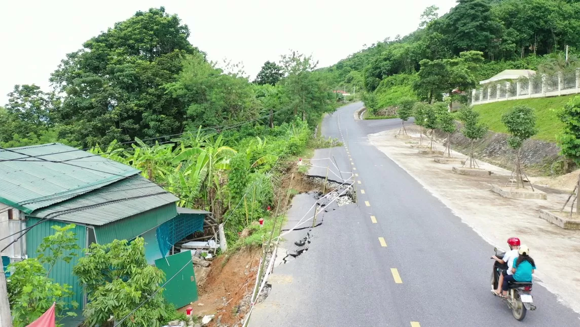 sạt lở quốc lộ