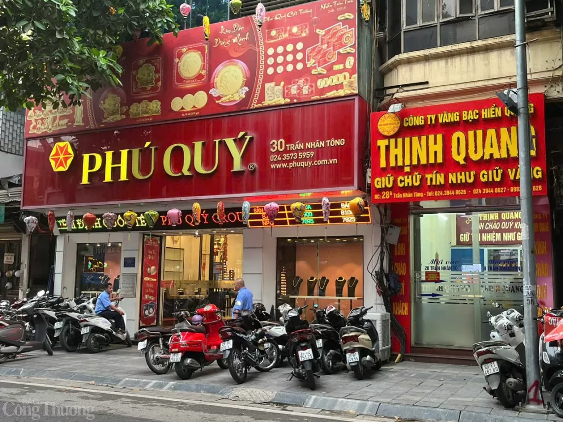 Nhiều cửa hàng kinh doanh vàng 'ế ẩm', treo biển cho thuê Giá vàng cửa hàng vàng