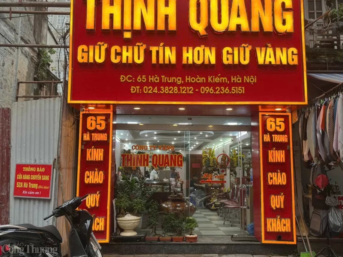 Nhiều cửa hàng kinh doanh vàng 'ế ẩm', treo biển cho thuê Giá vàng cửa hàng vàng