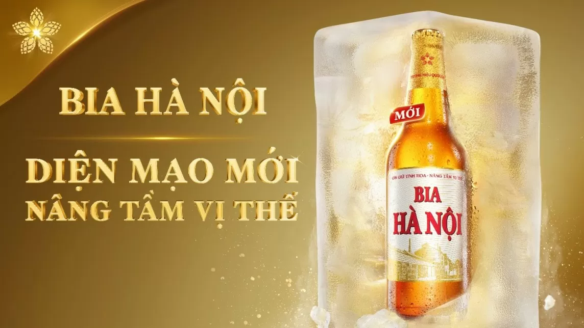 Bia Hà Nội – Phiên bản bia chai 450ml thay diện mạo mới, nâng tầm vị thế