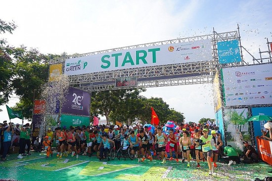 greenup marathon long an half marathon 2024 quy tu 3650 van dong vien