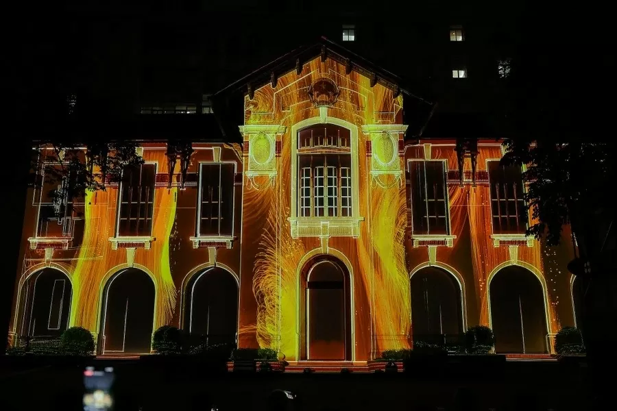 Mãn nhãn với trình chiếu 3D Mapping kỷ niệm 79 năm ngành thông tin và truyền thông