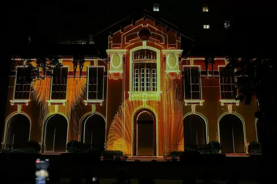 Mãn nhãn với trình chiếu 3D Mapping kỷ niệm 79 năm ngành thông tin và truyền thông