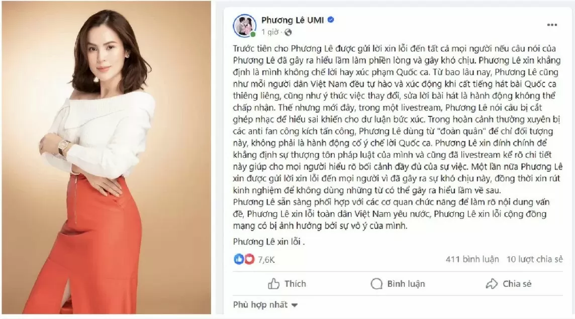 Vụ hoa hậu Phương Lê: Cần có chế tài hành chính để hành vi 'chế' lời Quốc ca không tái diễn