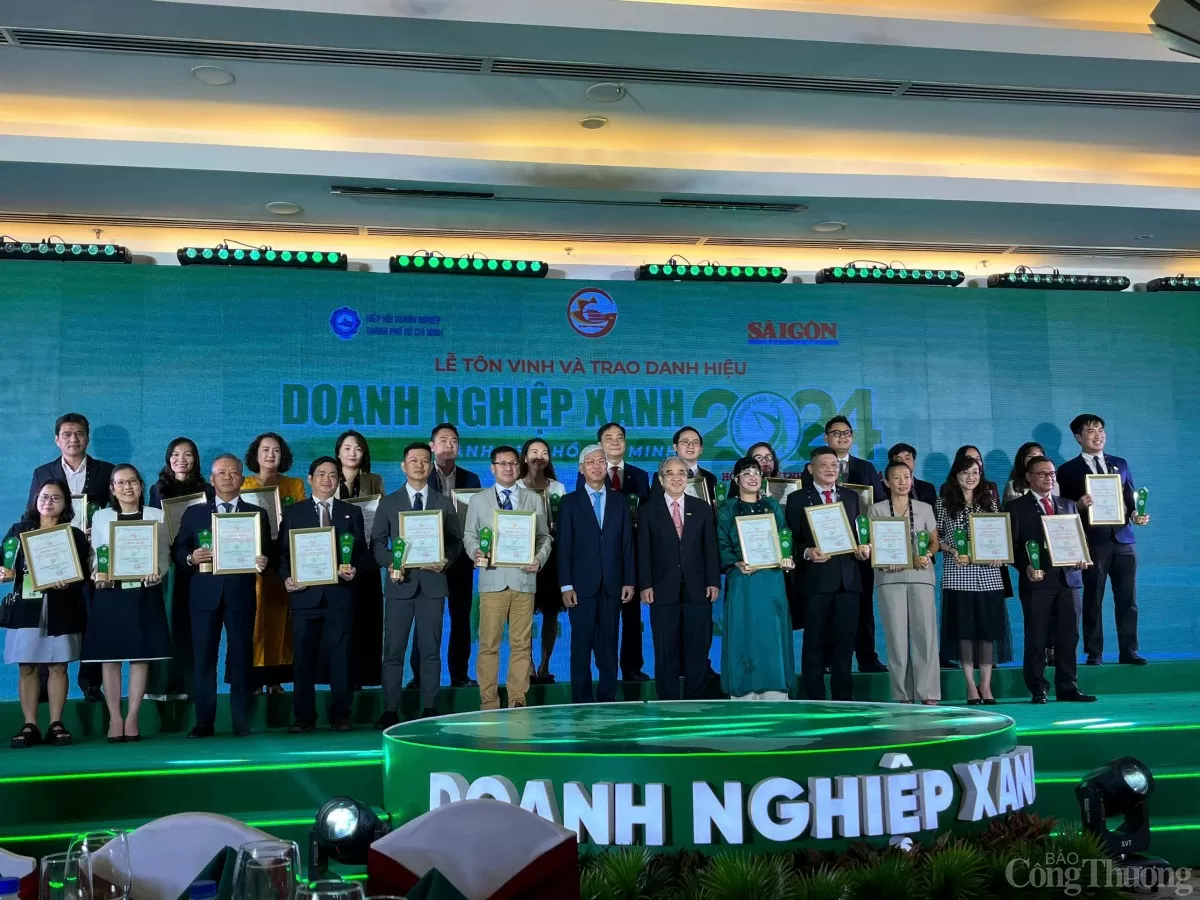 TP. Hồ Chí Minh: 98 doanh nghiệp đạt giải doanh nghiệp xanh năm 2024