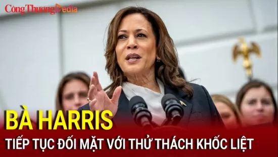 Bầu cử Mỹ 2024: Bà Harris tiếp tục đối mặt với thử thách khốc liệt