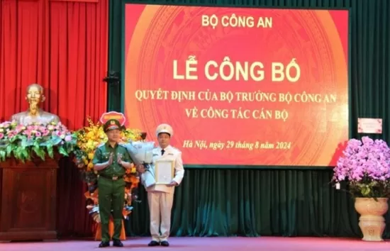 Bộ trưởng Bộ Công an bổ nhiệm Cục trưởng Cục Cảnh sát Quản lý trại giam