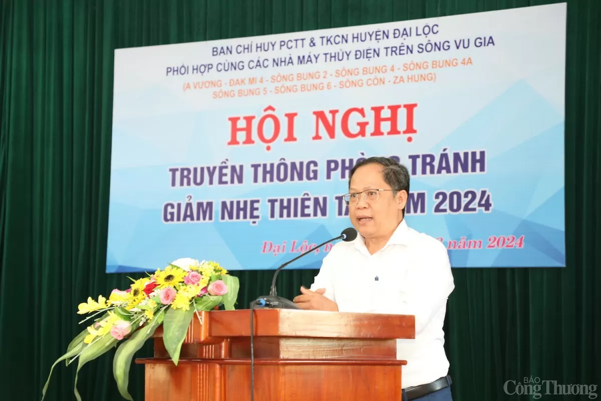 Quảng Nam: Truyền thông phòng tránh giảm nhẹ thiên tai năm 2024