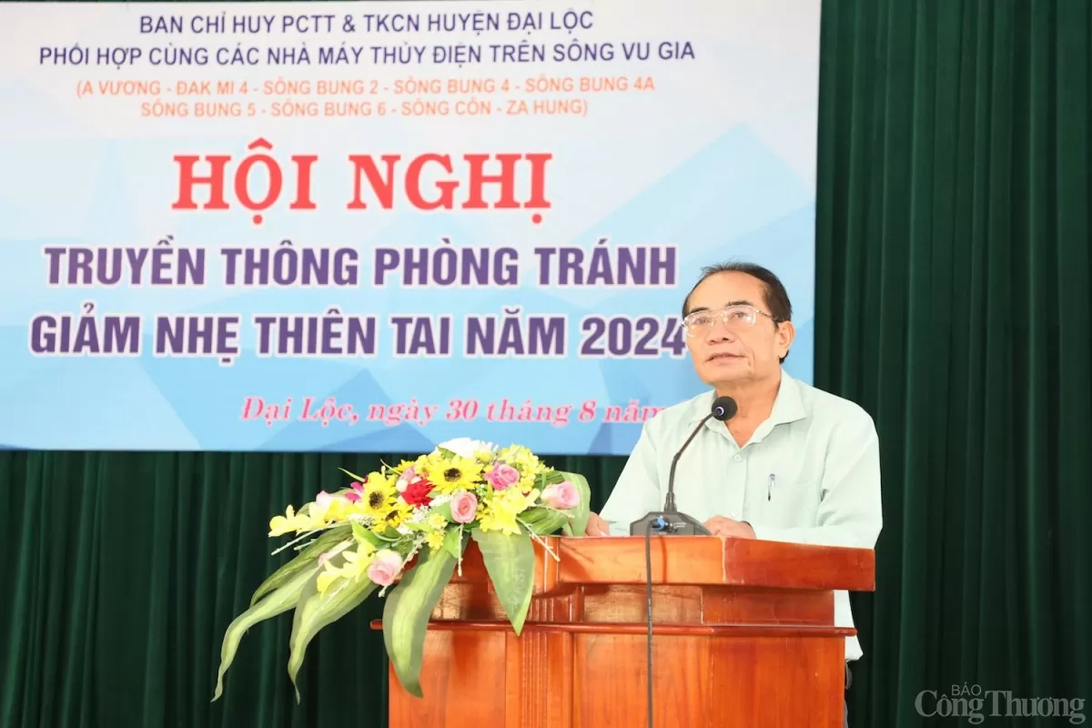 Quảng Nam: Truyền thông phòng tránh giảm nhẹ thiên tai năm 2024