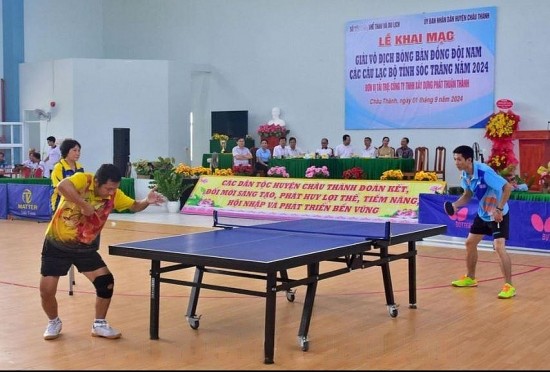 soc trang khai mac giai bong ban chao mung le quoc khanh