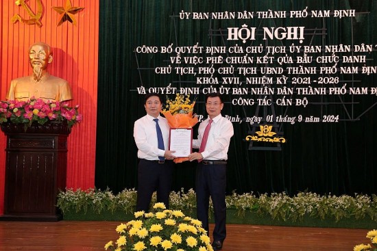 phe chuan bau chuc danh chu tich pho chu tich ubnd thanh pho nam dinh