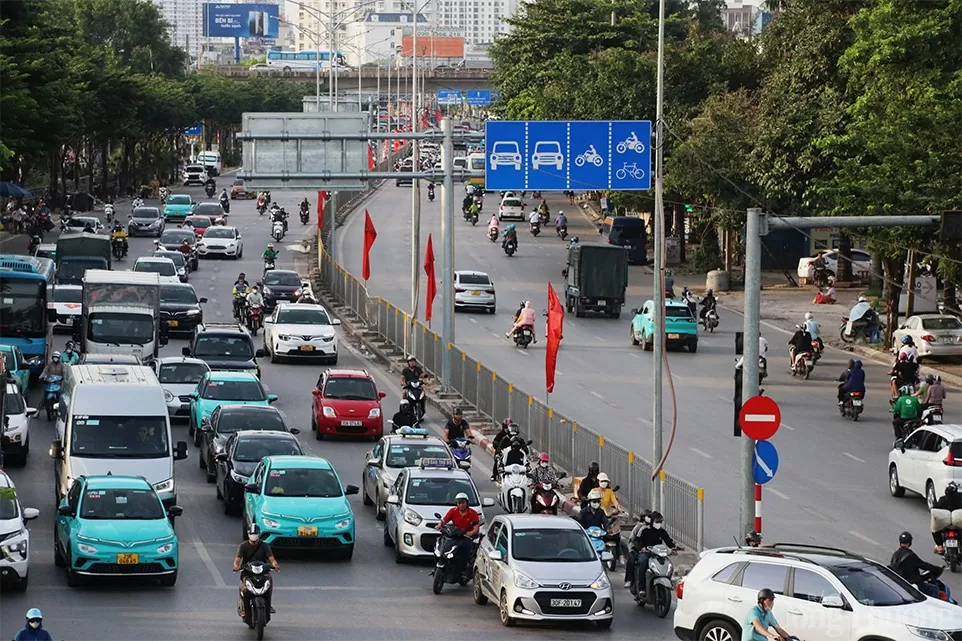 Hà Nội: Cuối ngày nghỉ lễ 2/9, giao thông khá thuận lợi, không xảy ra ùn tắc nghiêm trọng