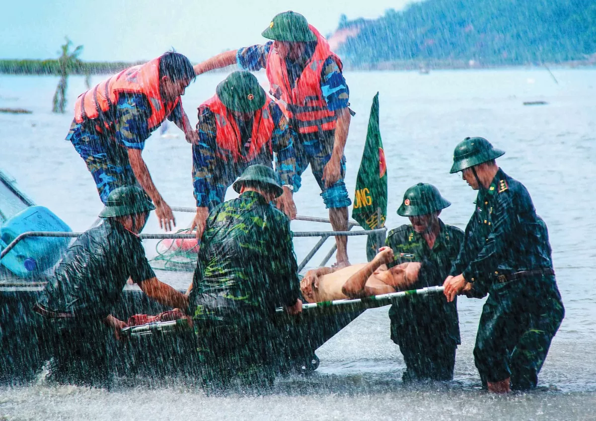 Quân đội sẵn sàng ứng phó bão số 3 - Yagi