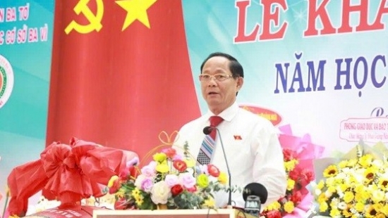 pho chu tich quoc hoi tran quang phuong du le khai giang nam hoc moi tai quang ngai