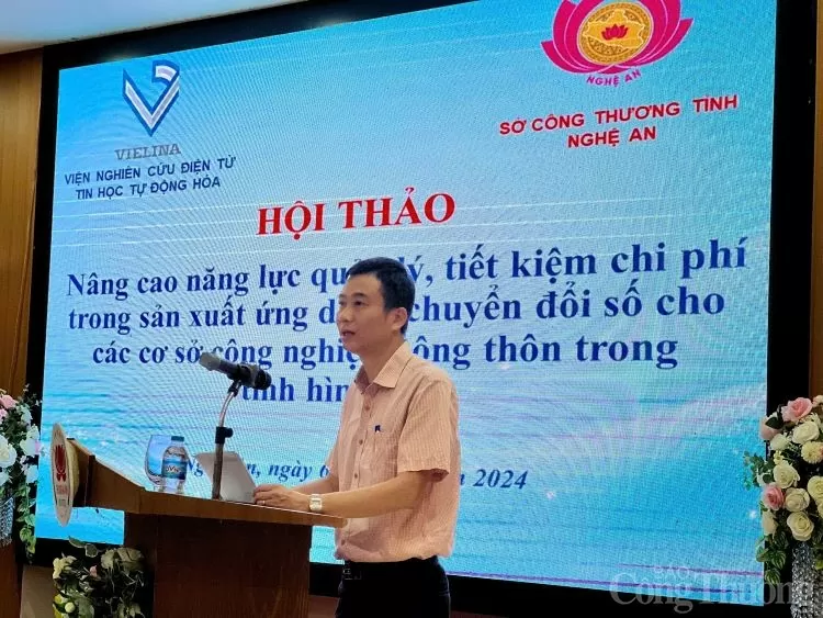 Hỗ trợ cơ sở công nghiệp nông thôn chuyển đổi số