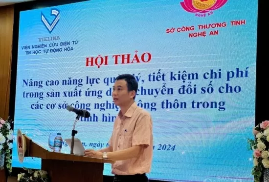 Hỗ trợ cơ sở công nghiệp nông thôn chuyển đổi số