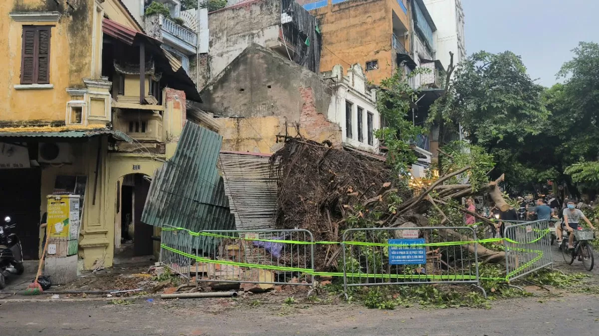 Mưa giông lớn tại Hà Nội: Mới là màn 'dạo đầu' của cơn bão số 3