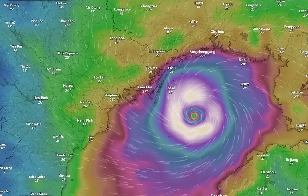 Siêu bão YAGI với sức mạnh khủng khiếp, đã và đang gây ra những hậu quả nghiêm trọng cho nhiều tỉnh thành ven biển Việt Nam