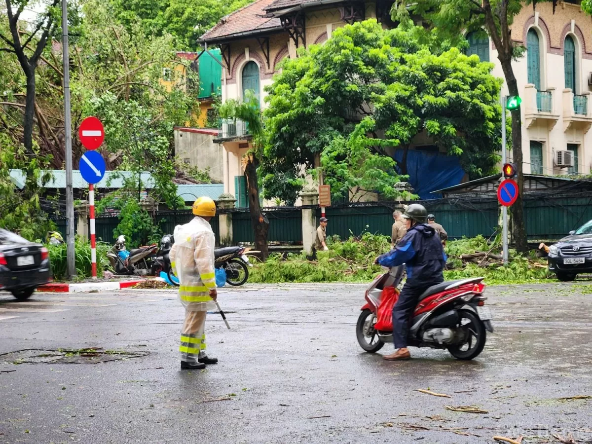 Những con phố đẹp nhất Hà Nội tan hoang sau bão số 3 Những con phố đẹp nhất Hà Nội tan hoang sau bão số 3