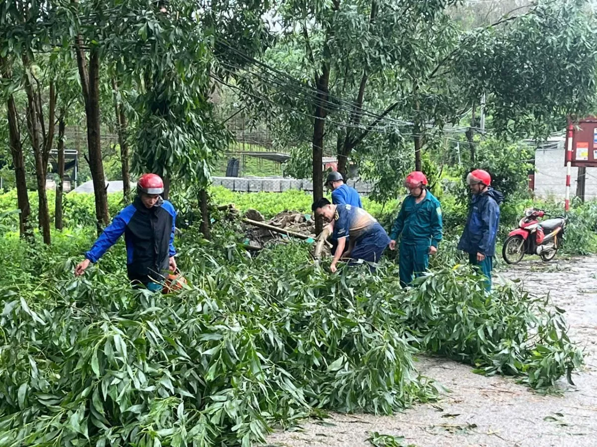 đoàn viên thanh niên toàn tỉnh Lạng Sơn tham gia hỗ trợ khắc phục hậu quả bão, lụt