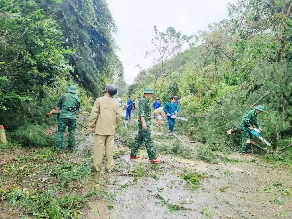 Bão số 3 đã làm thiệt hại nhiều tài sản của Bộ đội Biên phòng