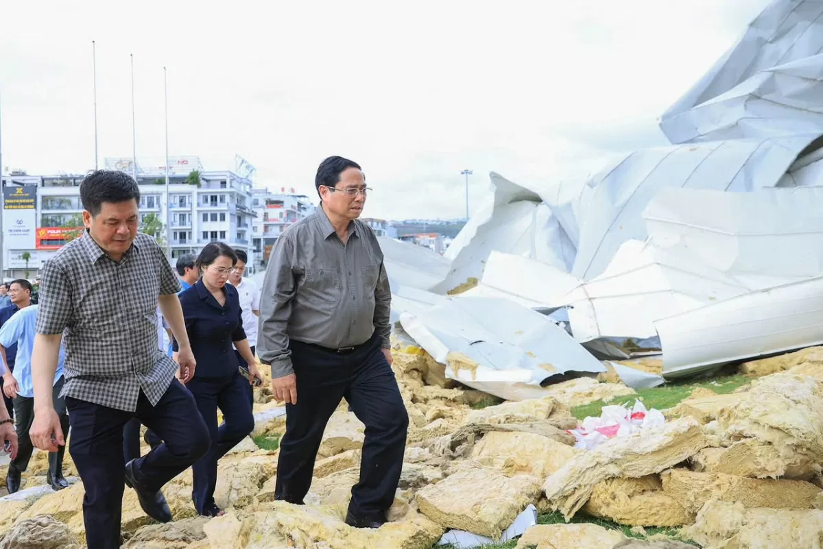 Bộ trưởng Nguyễn Hồng Diên nêu giải pháp giúp Quảng Ninh khắc phục sớm hậu quả bão số 3