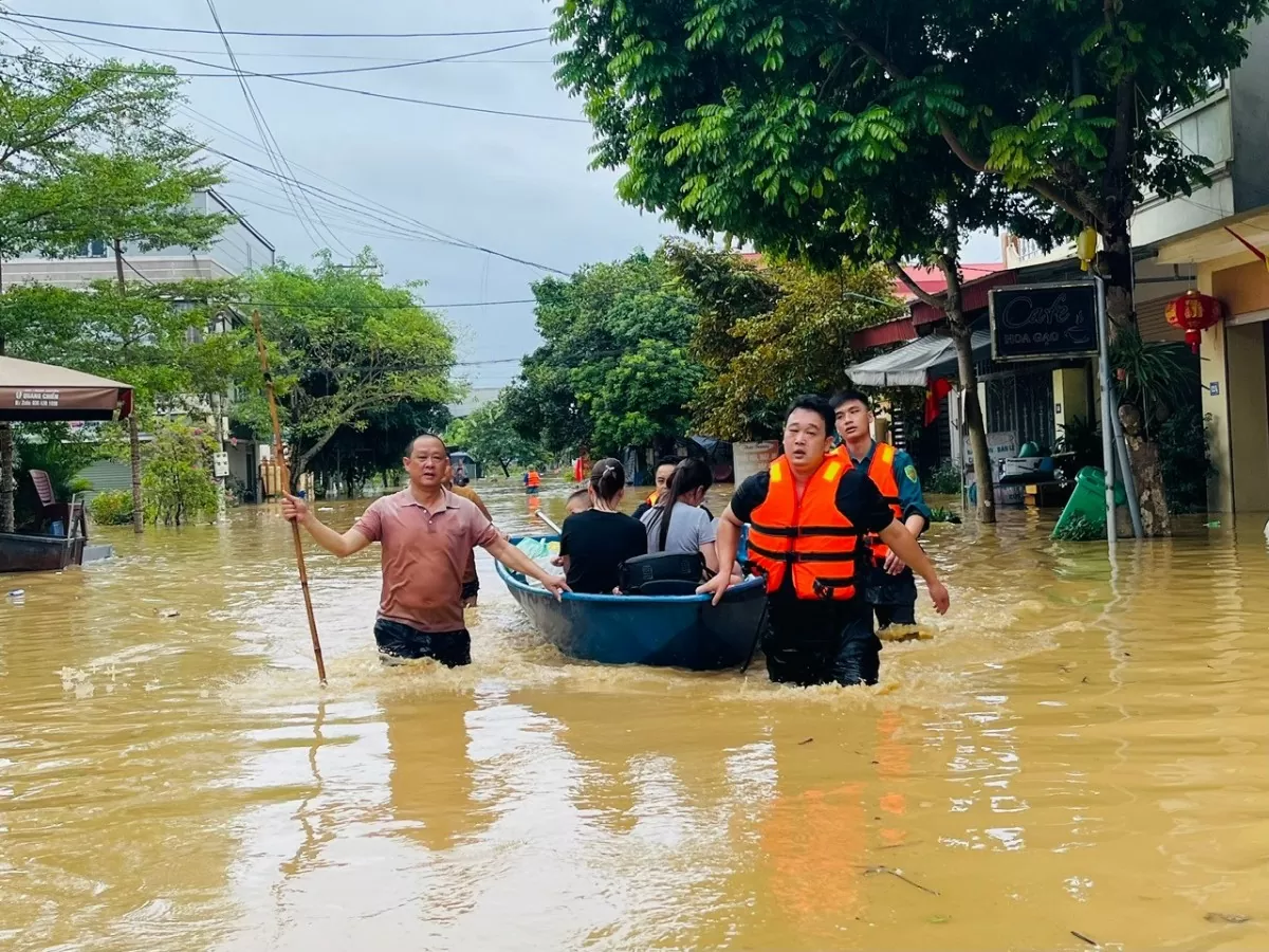 Thái Nguyên: Lũ sông Cầu lớn nhất trong 65 năm, di dời hơn 2.200 hộ dân