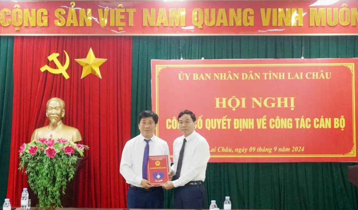 Lai Châu: Bổ nhiệm ông Vương Thế Mẫn giữ chức Giám đốc Sở Công Thương