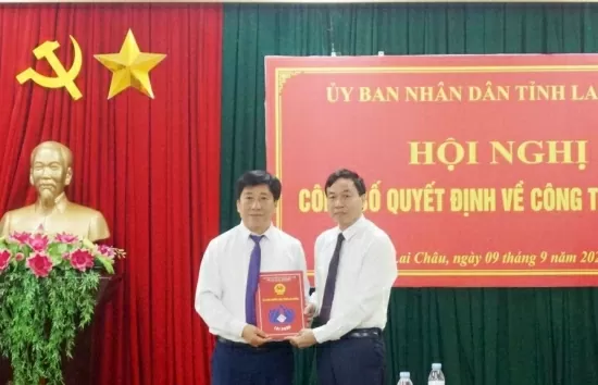 Lai Châu: Bổ nhiệm ông Vương Thế Mẫn giữ chức Giám đốc Sở Công Thương