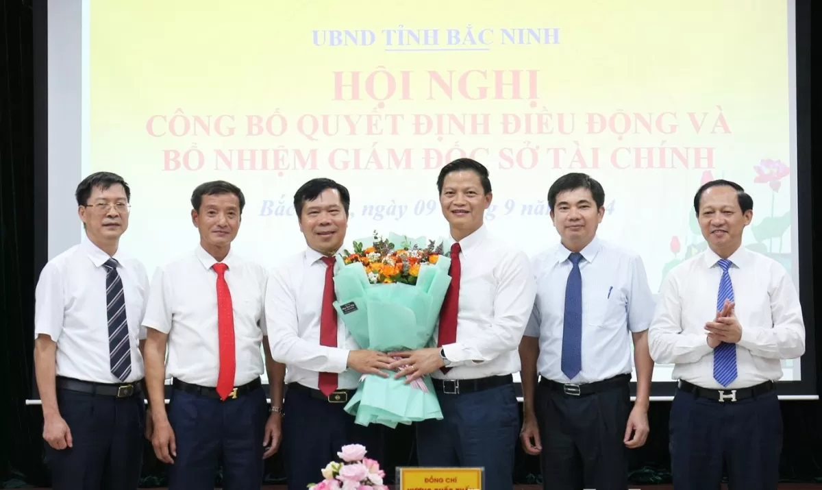 Ông Nguyễn Xuân Đương được bổ nhiệm Giám đốc Sở Tài chính tỉnh Bắc Ninh