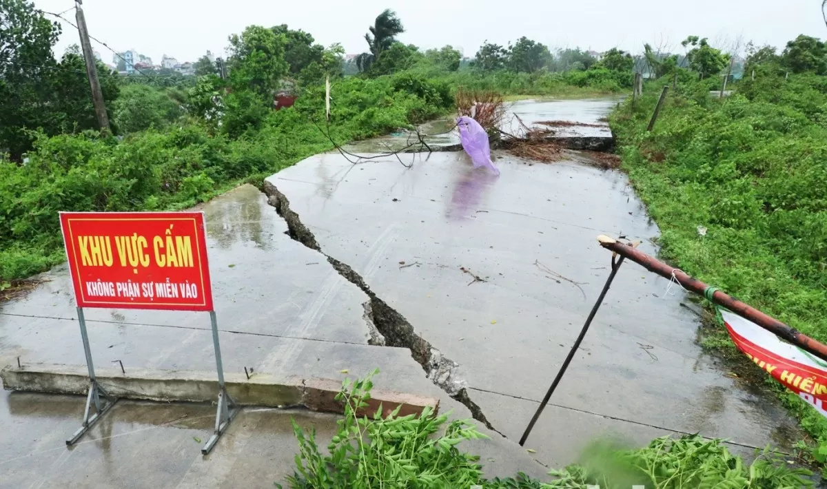 Thông tin về vỡ đê ở Bắc Ninh không chính xác