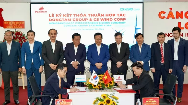 Đồng Tâm Group và CS Wind ‘bắt tay’ xây dựng nhà máy điện gió 200 triệu USD