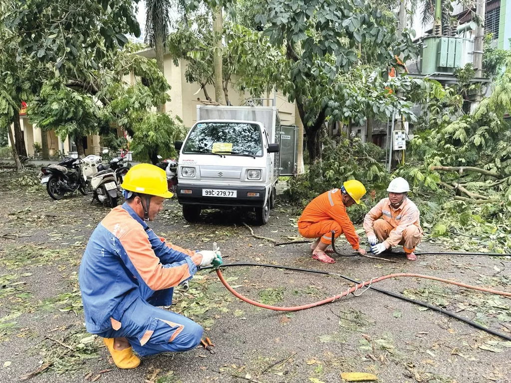 Bắc Ninh đảm bảo cấp điện ổn định cho các khu công nghiệp sau bão