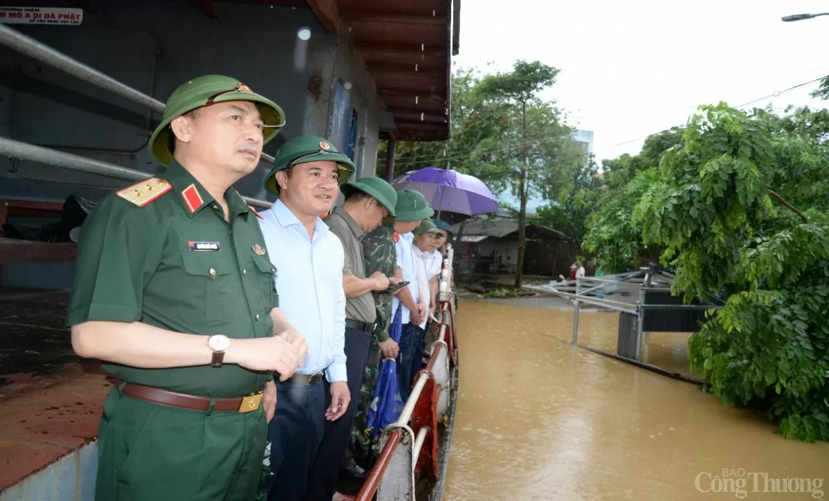 Hà Nội: Kiểm tra công tác ứng phó với mưa lũ tại huyện Ba Vì