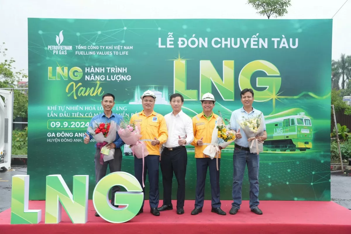 PV GAS vận chuyển thành công LNG bằng đường sắt, giữ vững hoạt động cung ứng năng lượng sau bão số 3