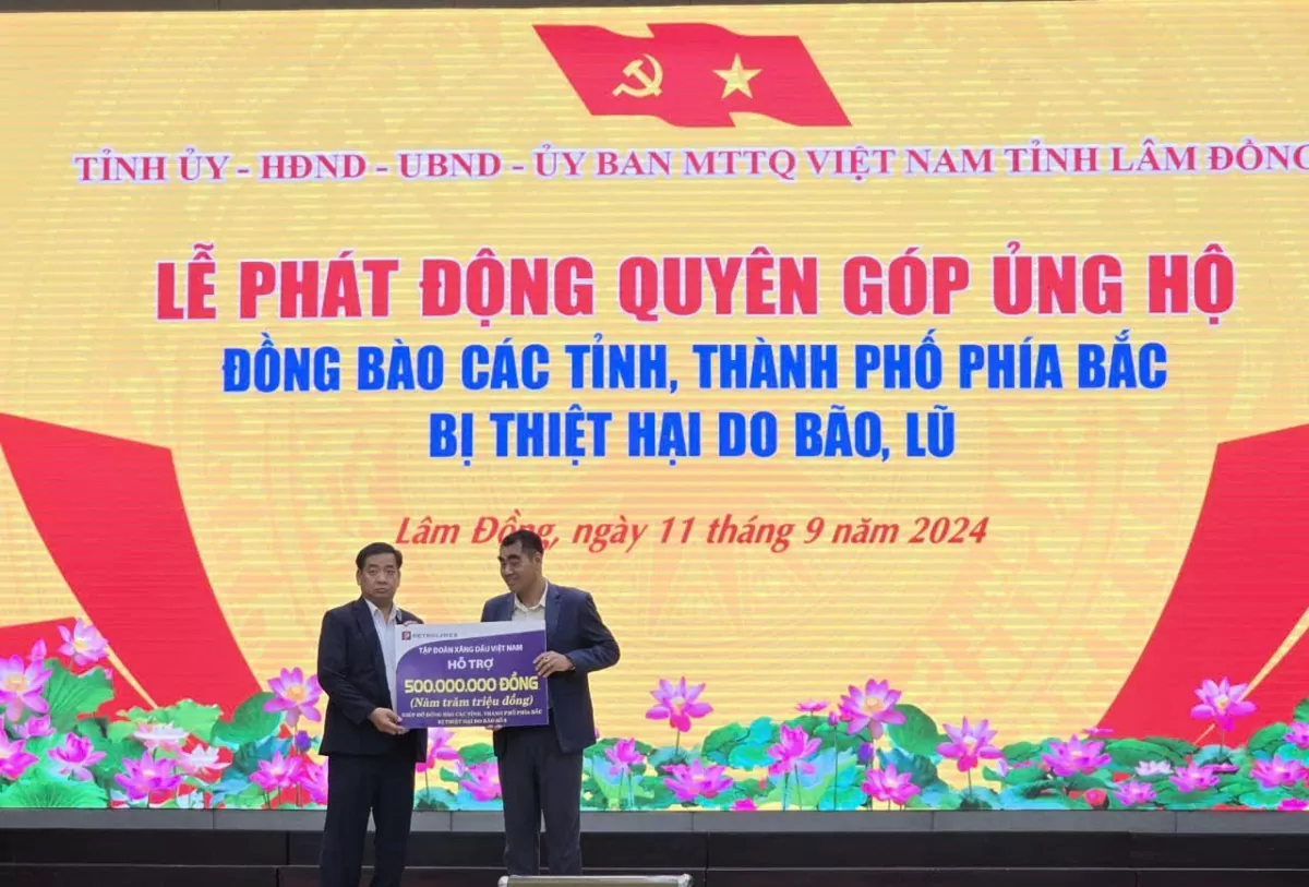 Lâm Đồng hướng về các tỉnh phía Bắc bị thiệt hại do bão số 3 Yagi gây ra Lâm Đồng hướng về các tỉnh phía Bắc bị thiệt hại do bão số 3 Yagi gây ra