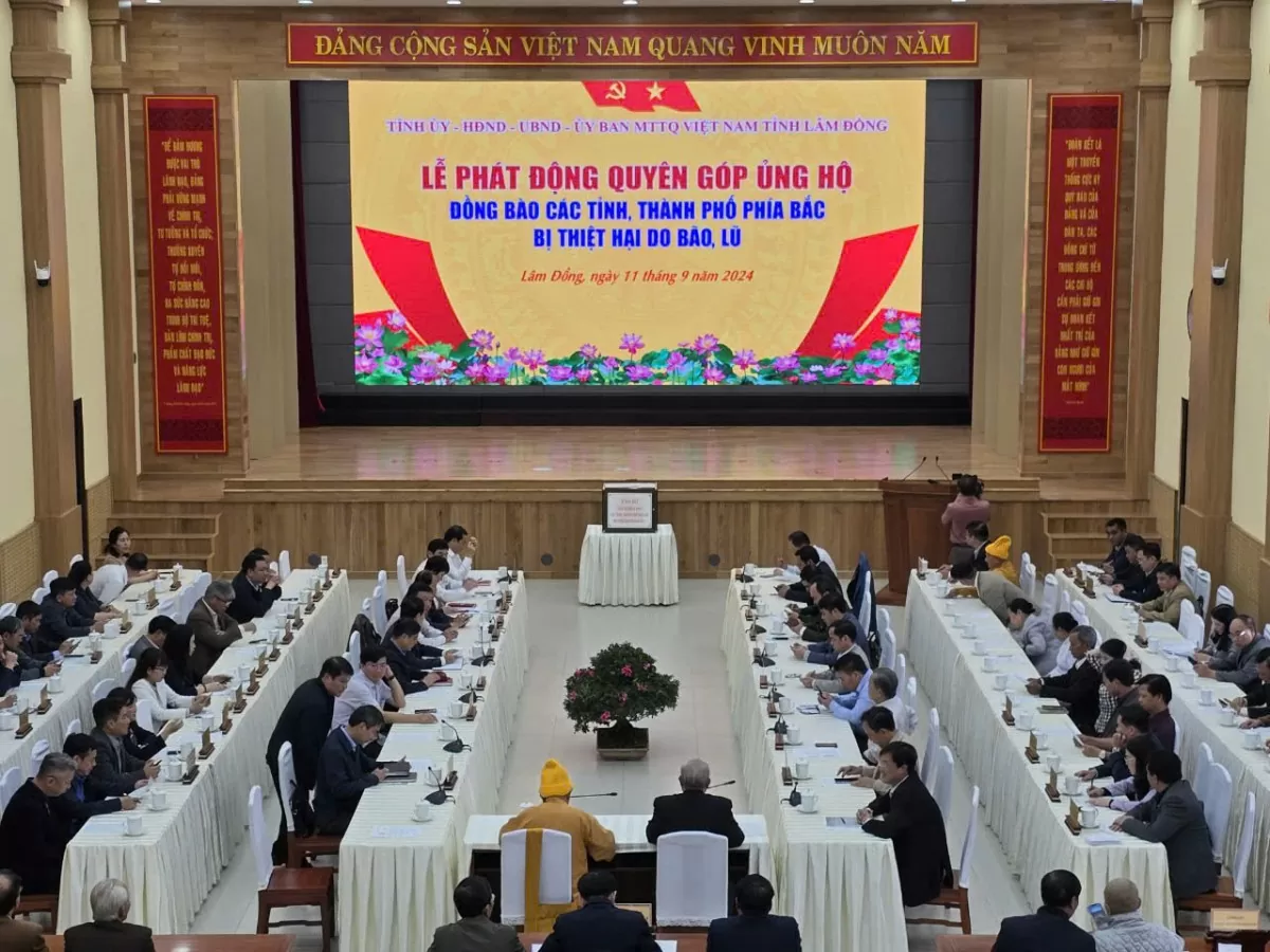 Lâm Đồng hướng về các tỉnh phía Bắc bị thiệt hại do bão số 3 Yagi gây ra Lâm Đồng hướng về các tỉnh phía Bắc bị thiệt hại do bão số 3 Yagi gây ra