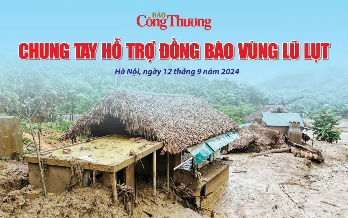 Báo Công Thương phát động Chương trình "Chung tay hỗ trợ đồng bào vùng lũ lụt"