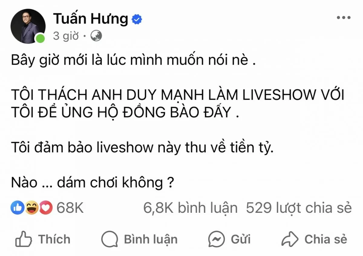 Nên hay không việc thách thức nhau ủng hộ đồng bào bão lũ?-1