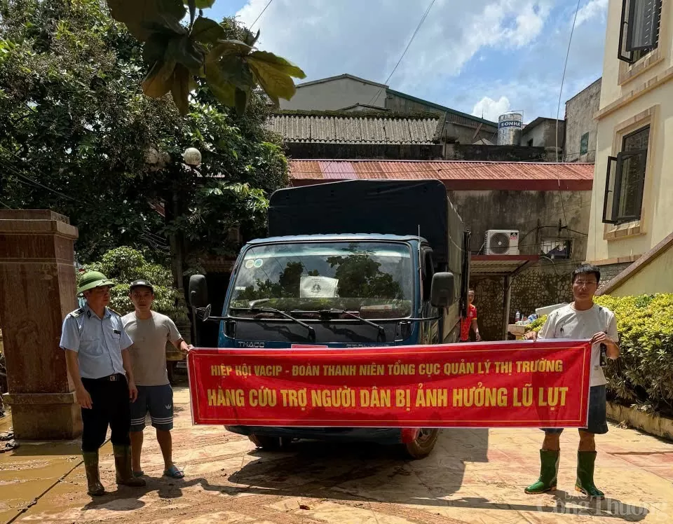 Hàng cứu trợ đã đến Yên Bái, chuẩn bị được trao gửi tới bà con vùng ngập lụt